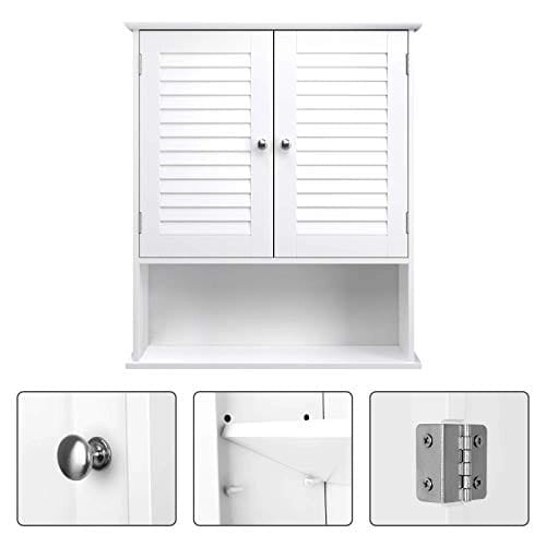 Mobiletto da bagno sospeso Valora bianco - MDF Storage | organizer