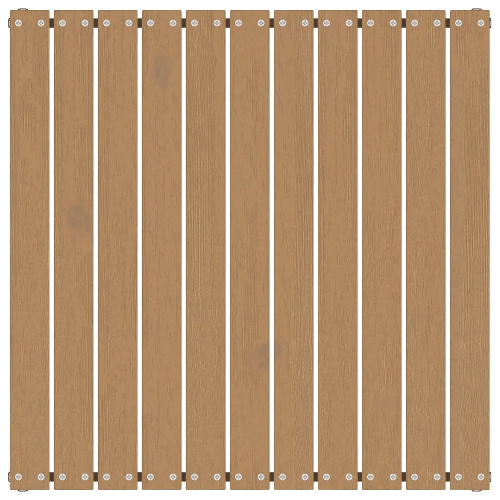 Poggiapiedi da Giardino e Cuscini 2 pz Marrone ambra Legno Pino CFW9568828