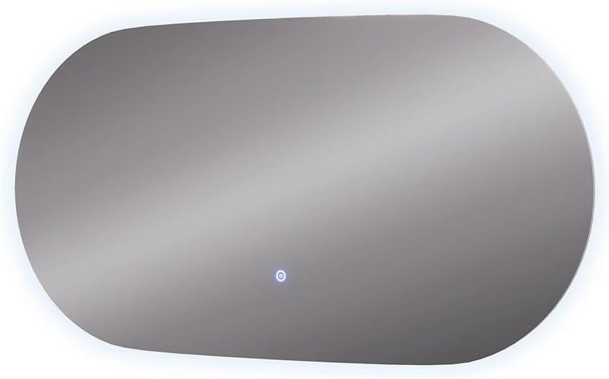 Specchio bagno Miral, Vetro, 100 x 50 cm con retroilluminazione, per montaggio a parete con illuminazione LED integrata