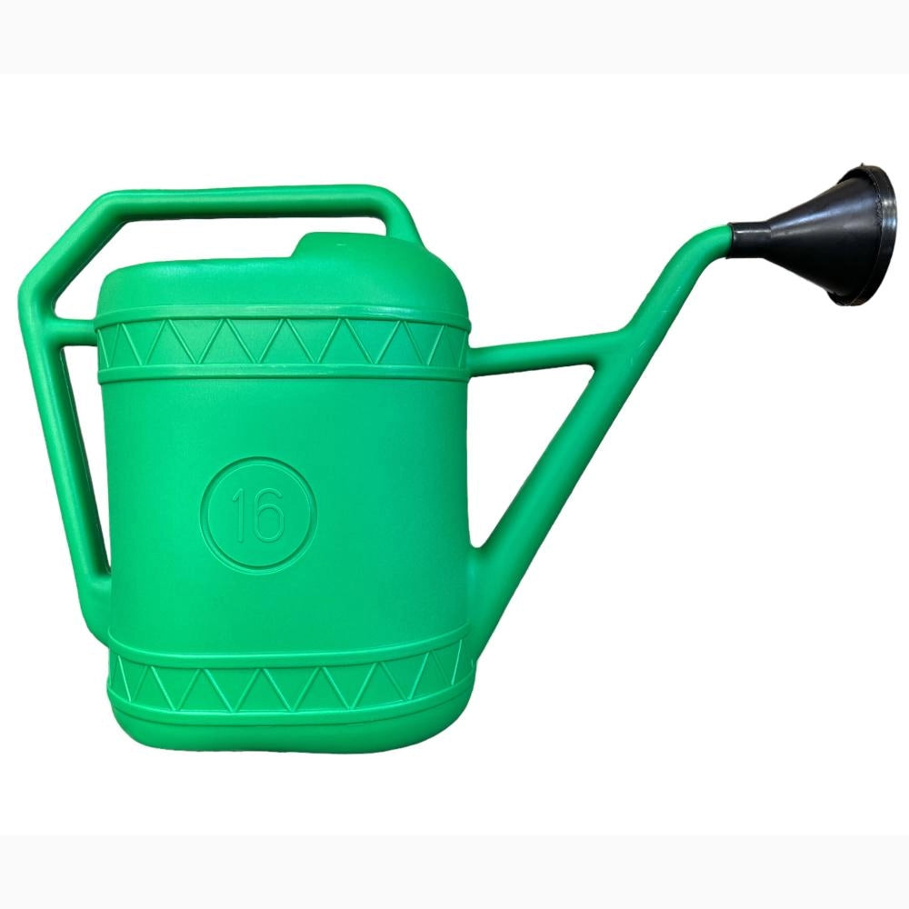 Innaffiatoio in PVC da giardino beccuccio lungo e doccetta 16 Litri per piante