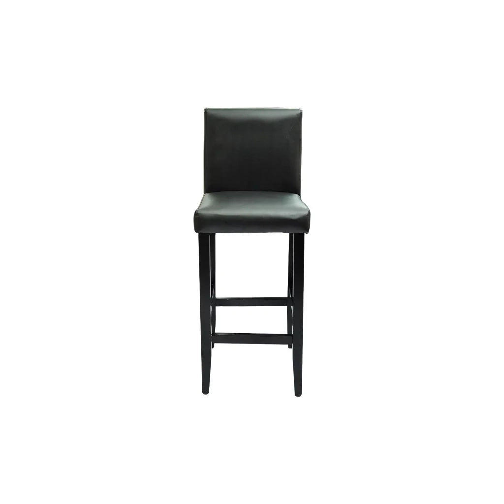 Set di 6 sgabelli da bar di design seduta in similpelle nera 1202072