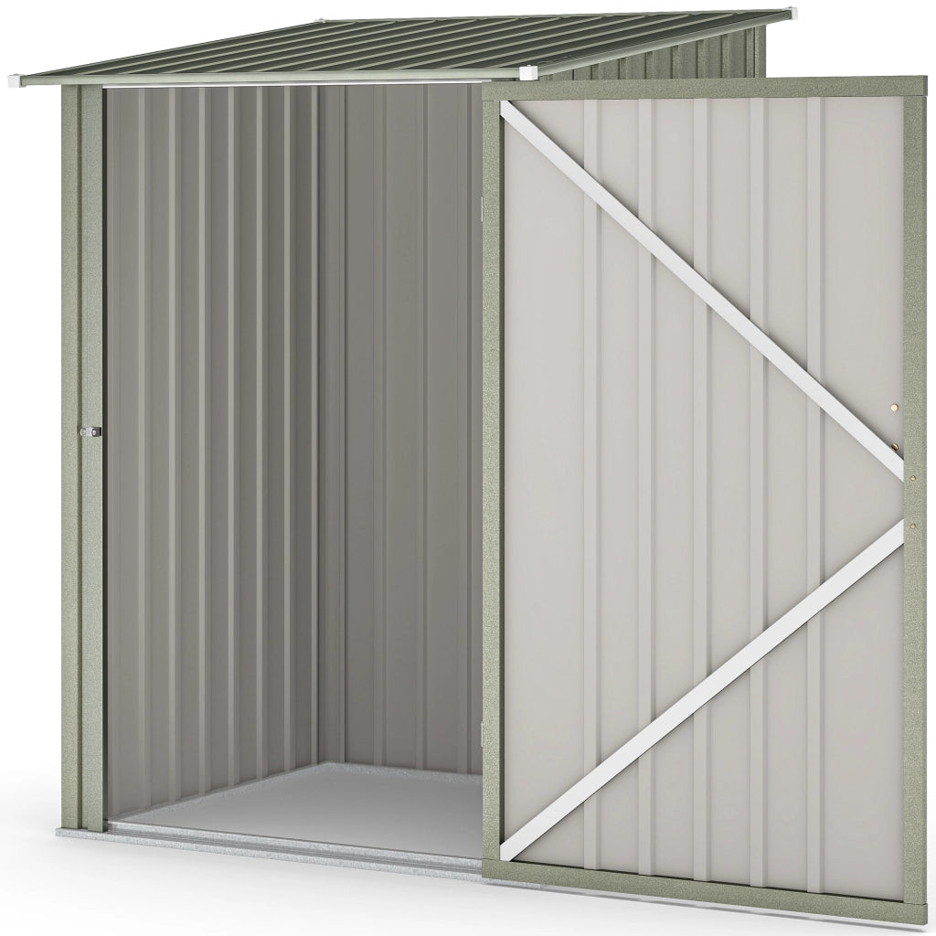 Casetta da Giardino Porta Attrezzi ¨C Zephmum ¨C Acciaio Galvanizzato Argento 100x104x160 cm