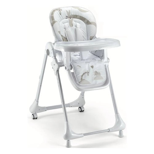 Seggiolone pali 3309savana regolabile e inclinabile bianco e beige