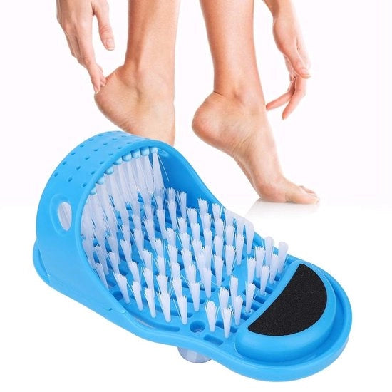 Piedi massaggianti con spazzola esfoliante in silicone - Design antiscivolo - Per uomo/donna