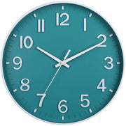 HZDHCLH 30cm orologio da parete silenzioso con secondi battenti e cifre arabe senza tic per la decorazione in soggiorno, cucina, ufficio e camera da letto