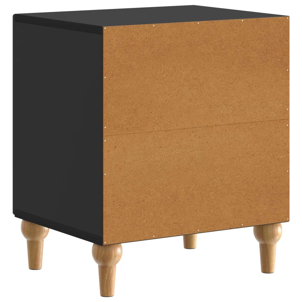 Armadio da Notte 2 pz Nero 43 x 34,5 x 50 cm 894108