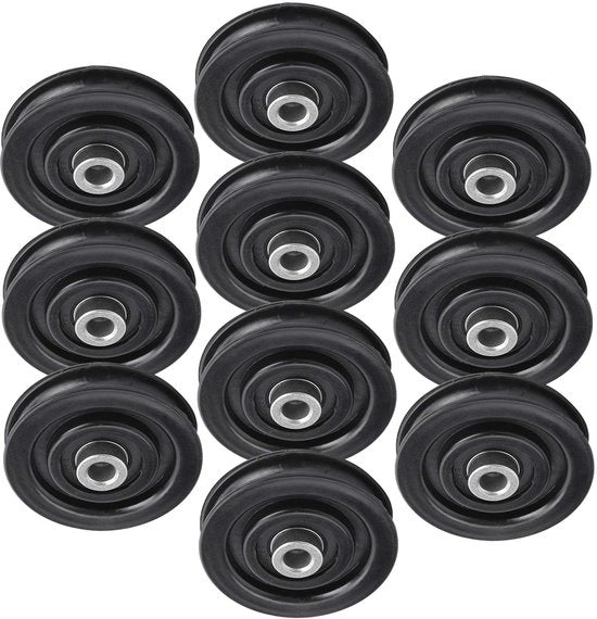 Katrol 75mm in Nylon - Multifunzionale - Leggero - Elevata sicurezza - Funzionale come catena di trasmissione