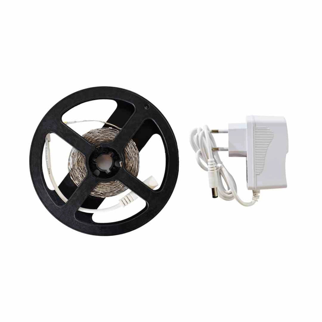 Kit striscia LED 3m 3000K bianco caldo con alimentatore Eko-Light