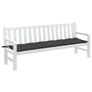Cuscino Panca Giardino-Cuscini per panchina da esterno Antracite M¨¦lange 100x50x7cm Tessuto 485022