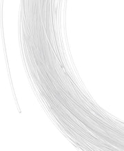 Pijping 1mm - 4 Rulli - 10,94 Yards/Rol - PVC Plastica - Translucido - Adatto per Bancopiazza/Seggiolino/Decorazione Tende - Corda Welt