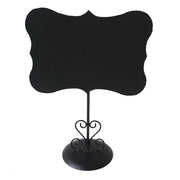 Lavagna metallo nero con supporto cm20x10h27,5