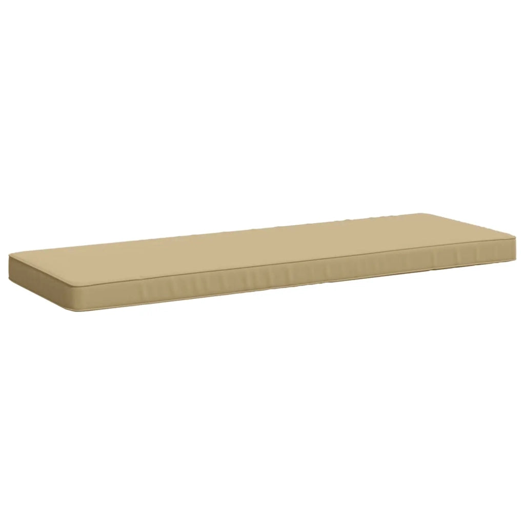 Cuscini per Panchina a 2 Pezzi VUGHT 2 pz 100% Poliestere Beige 951137