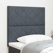 Testiera LED Grigio scuro 100 cm Velluto 3338509