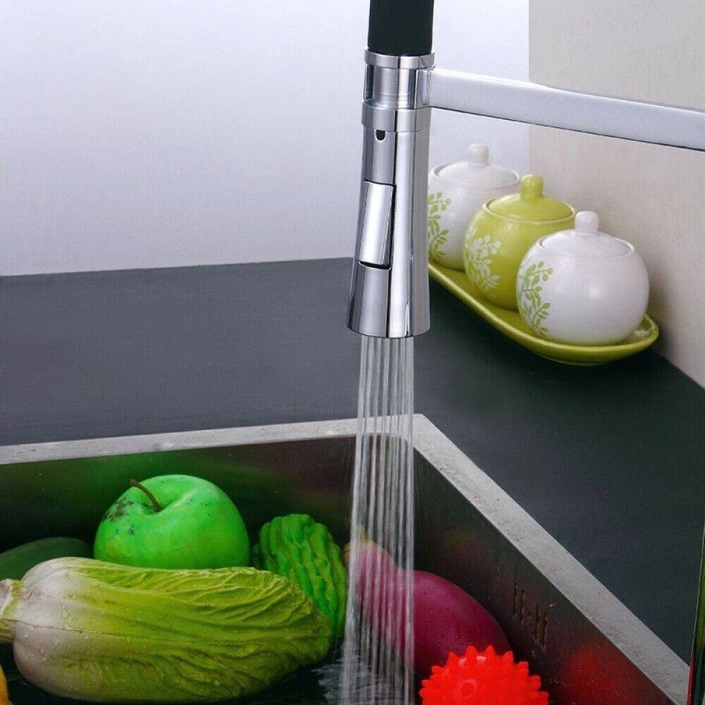 Trade Shop - Miscelatore Rubinetto Lavello Cucina Con Doccetta Monocomando Canna Alta 59593 -