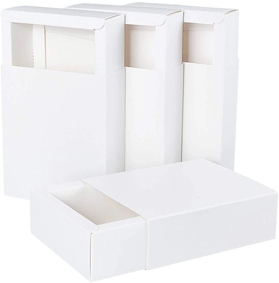 Confezione di Regalo Scatola a Scorrimento - Carta Kraft - Per Sapone/ Gioielli/Dolci - Per Feste/Festival - Diverse Dimensioni - Esperienza Artigianale - Scatola di Regalo