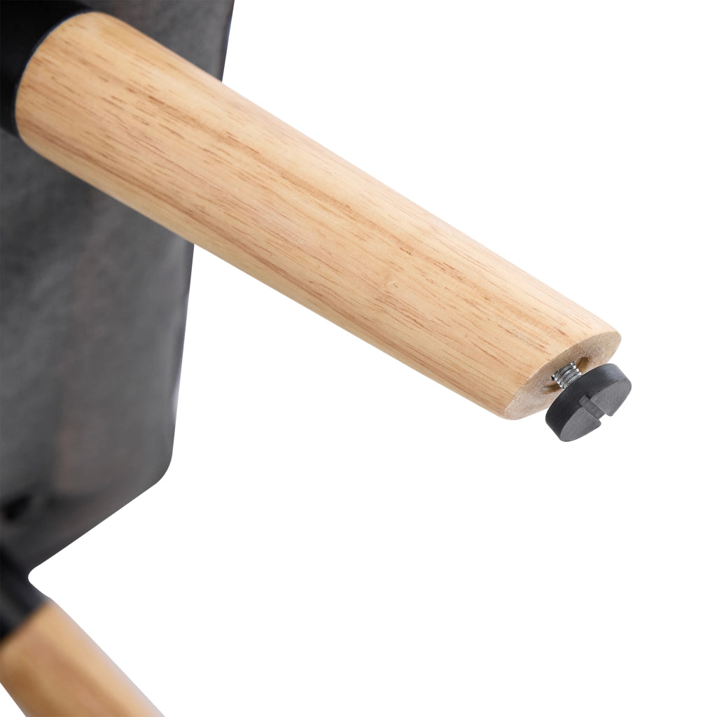 SEDIA 3 in 1 reclinabile 67,5x73x86,5 cm in lino grigio con cuscino