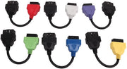 Cavo ECU Sostituzione - OBD2 Cavo Diagnosi - MultiECUScan Compatibile - 6 Pezzi - Prestazioni Elevate - Kit di Ricambio per Lancia