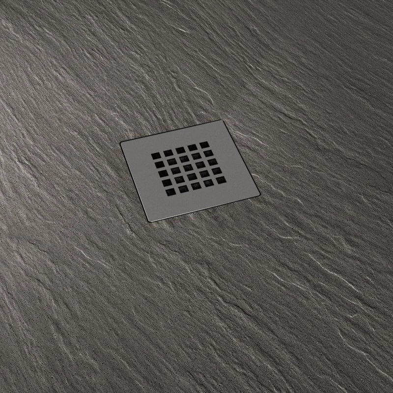 Piatto Doccia in Pietra 100x200 cm Pedrinelli Ardesia Stone Side Cemento