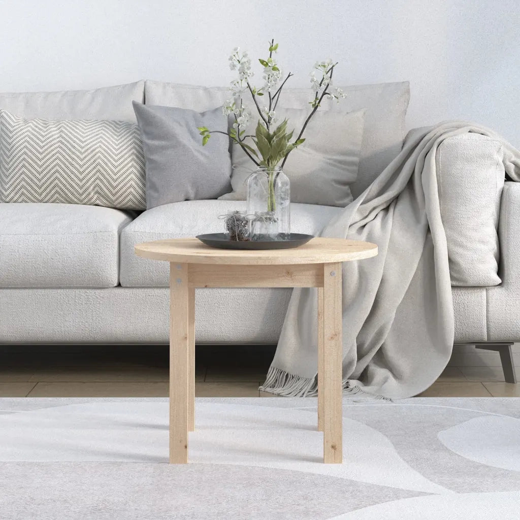 Tavolino da salotto | Tavolino da caff¨¨ | Tavolino da Soggiorno ? 55x45 cm in Legno Massello di Pino
