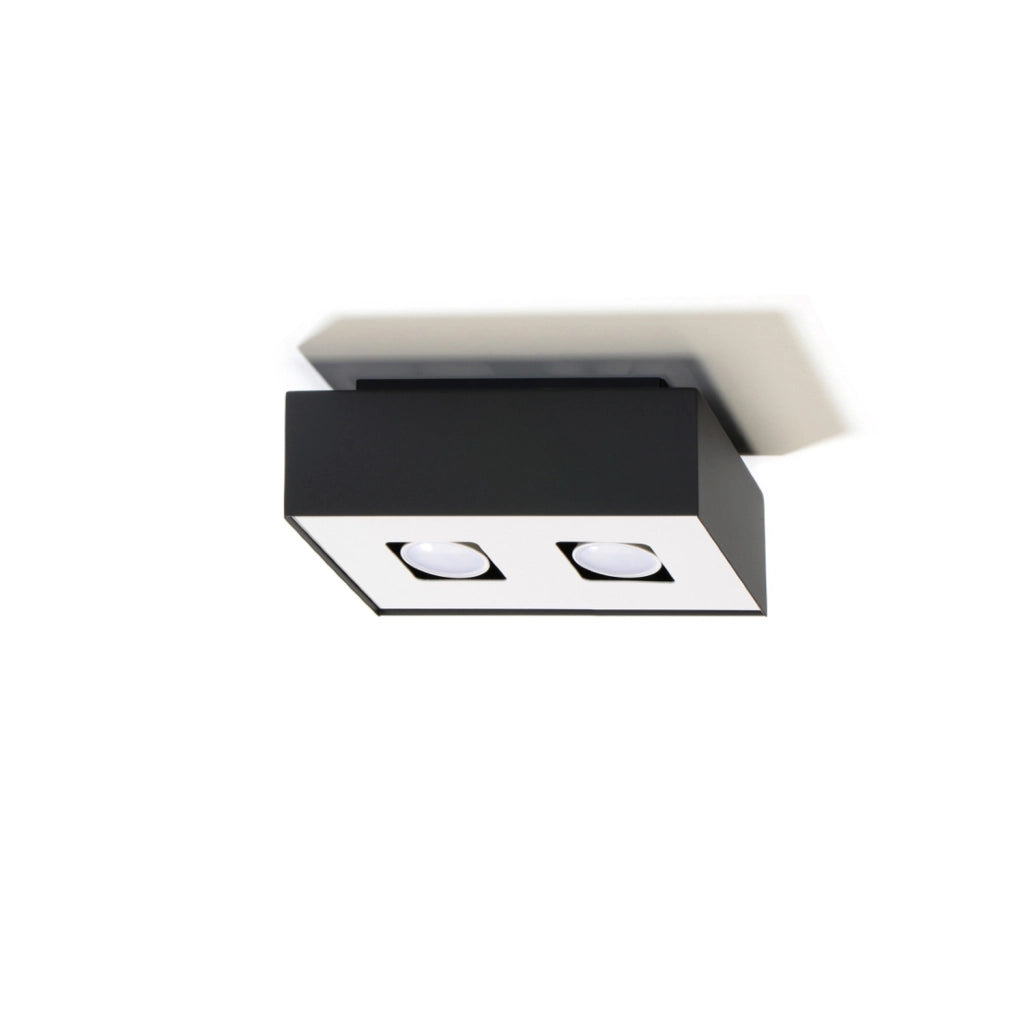 Lampada da soffitto MONO 2 nero