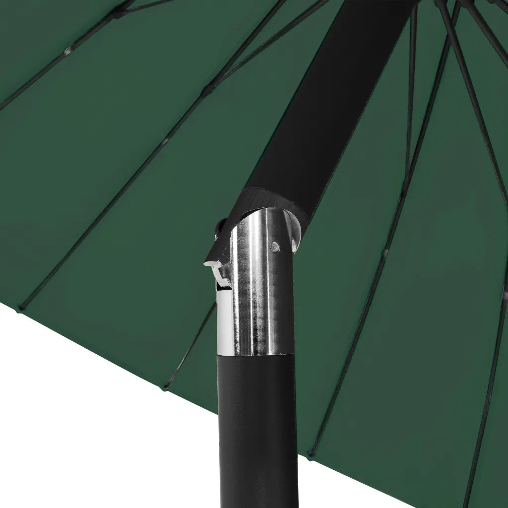 Ombrellone da Esterni con Palo in Alluminio 270 cm Verde cod mxl 54583