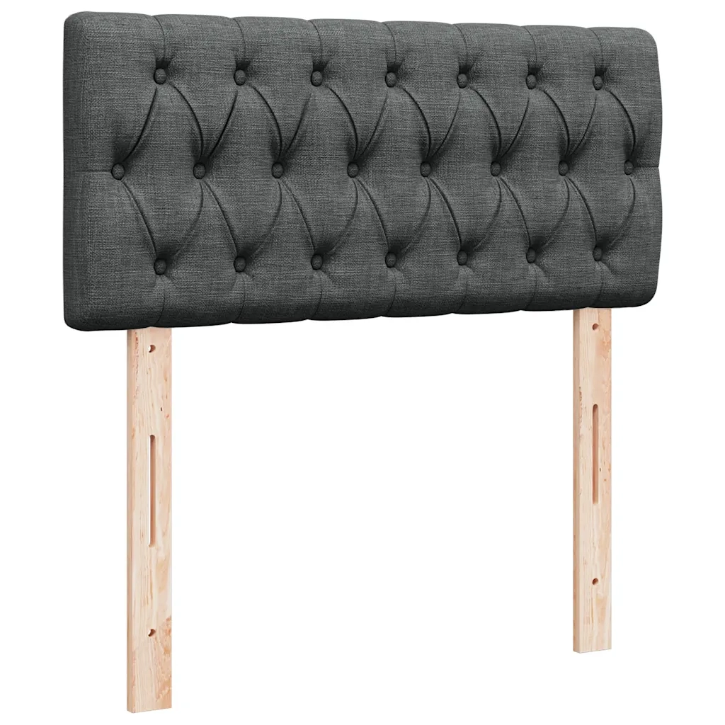 Struttura Letto Pouf con Materasso 180x200 cm in Tessuto 3311498