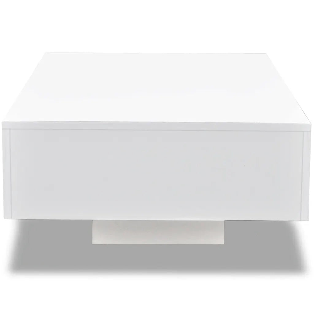 Tavolino da Salotto Bianco Lucido 244022