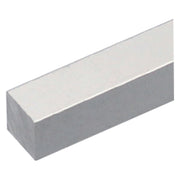 PROFILO PER FAI DA TE QUADRO PIENO mm 10 x  10 - mt 2 col.argento- 8 pezzi  - UNIKO