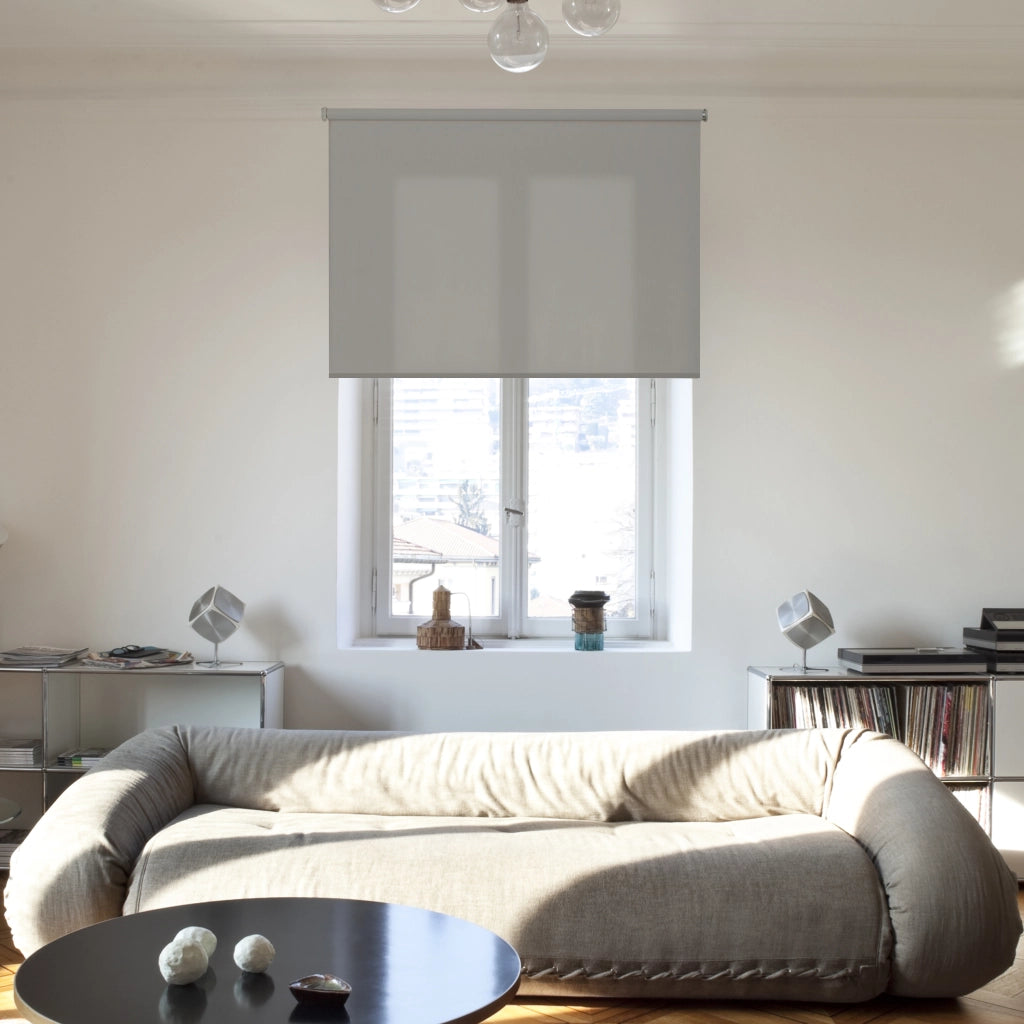 VIEWTEX Tenda a rullo traslucida L2000 Grigio 150 X 250cm - Made in Europe - 5 anni di garanzia