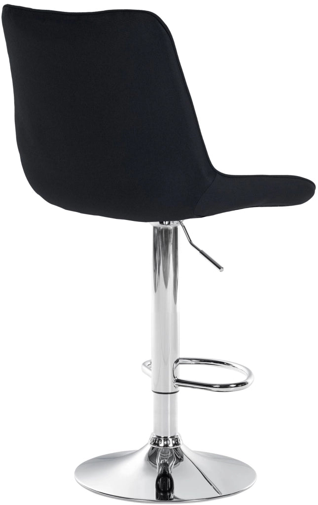 2er Set Barhocker Toni Stoff chrom