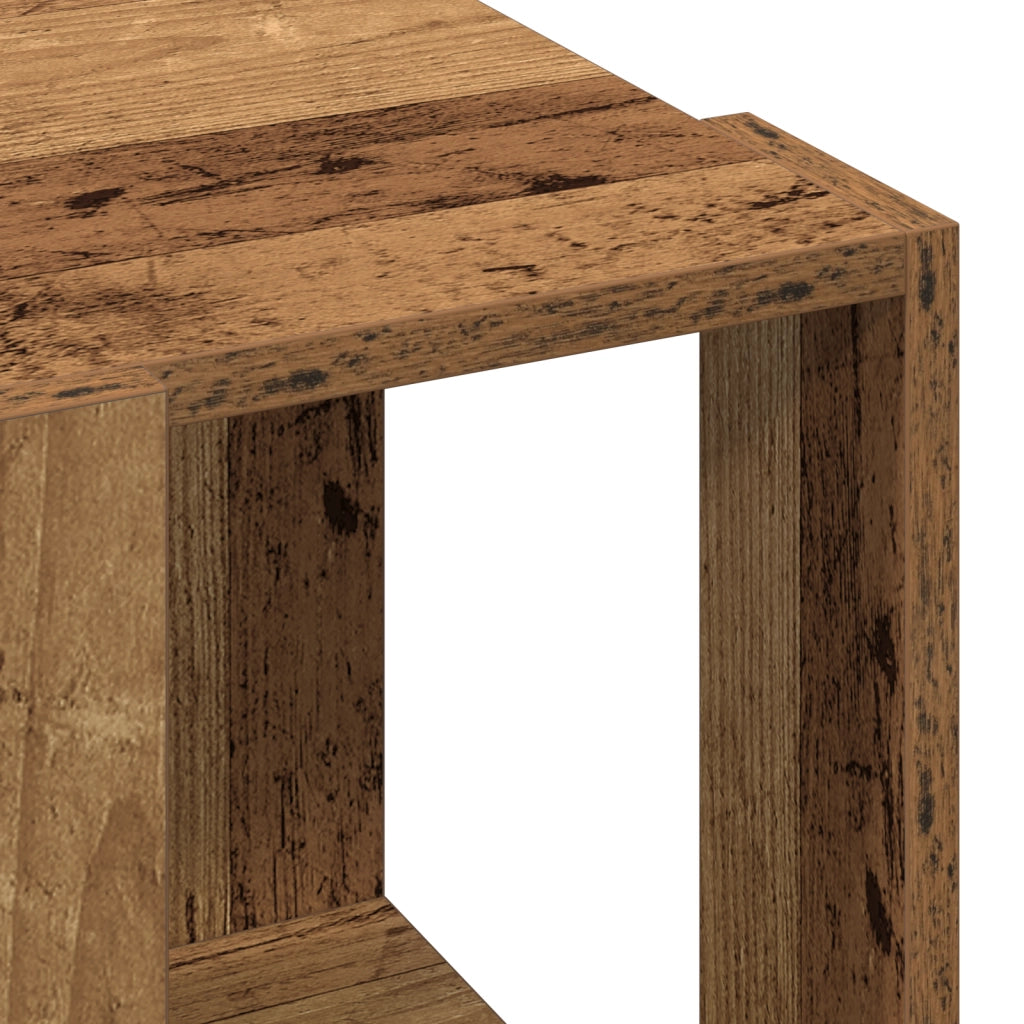 Tavolino da caffÃ¨ Legno Vecchio Legno Riciclato Solido