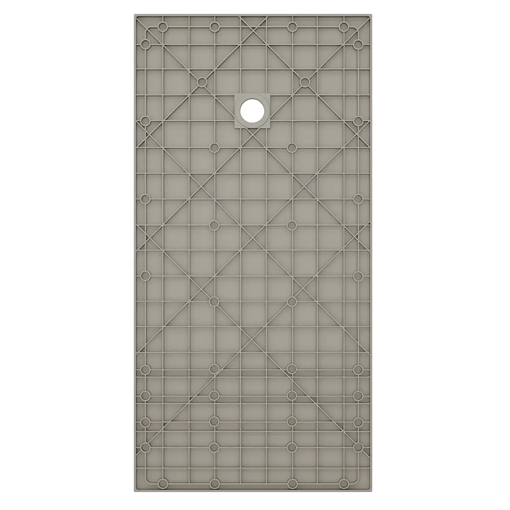 Piatto doccia 80x180 cm colore marrone effetto pietra | Samos