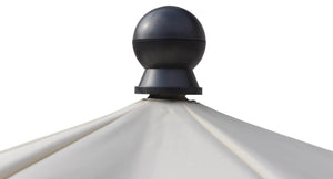 Ombrellone da Giardino Ø 2,5 m Palo Ø27 mm in Acciaio Maffei Kronos Ecrù