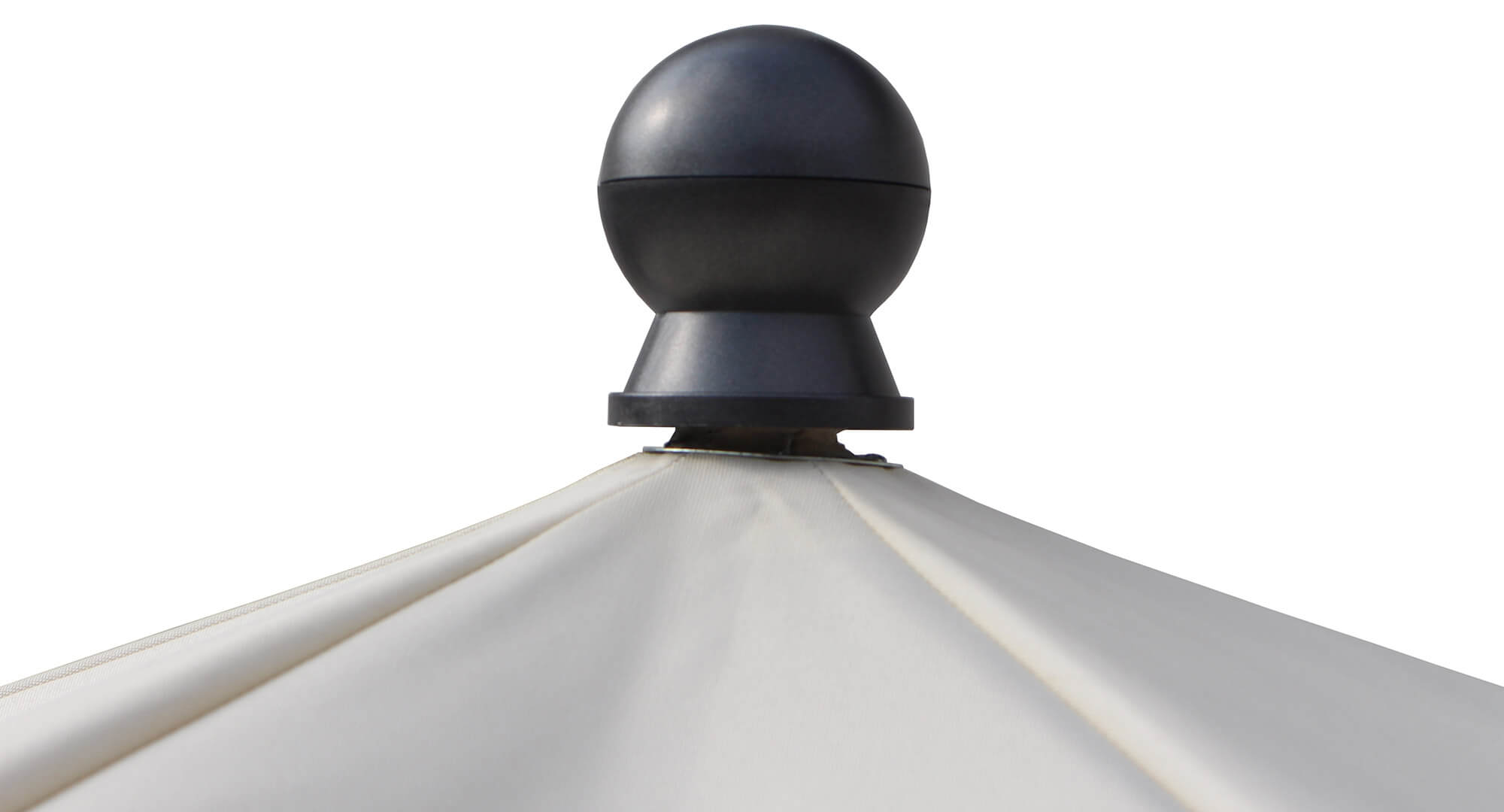 Ombrellone da Giardino Ø 2,5 m Palo Ø27 mm in Acciaio Maffei Kronos Tortora