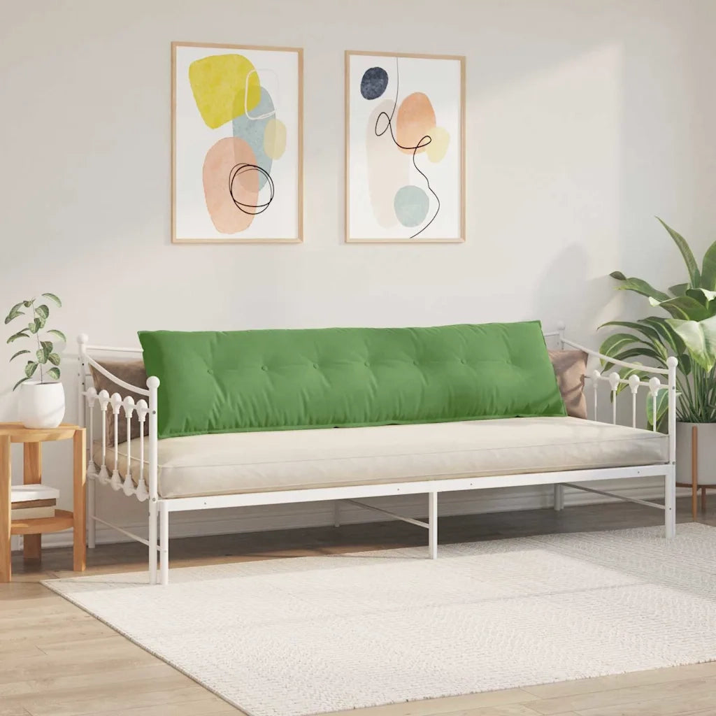 Cuscino per Schiena Verde chiaro 200 x 50 cm Tessuto in Cords