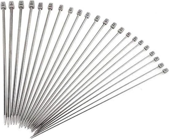 Set di punte per ferro da stiro in acciaio inossidabile - 11 paia - 36 cm - Diverse misure