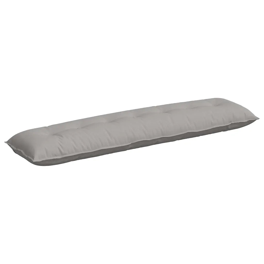 Cuscino per Schiena Grigio Nuvola 200 x 19 x 50 cm Tessuto