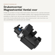 Accessori per turbo - Valvola EGR - Drukommettore - Accessori - Compatibile con Serie X3/X5/X6 - Altezza di qualità - Ricambi originali - Valvola EGR