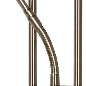 Lampada da terra Lucide Champion LED 24W 3000K nichel