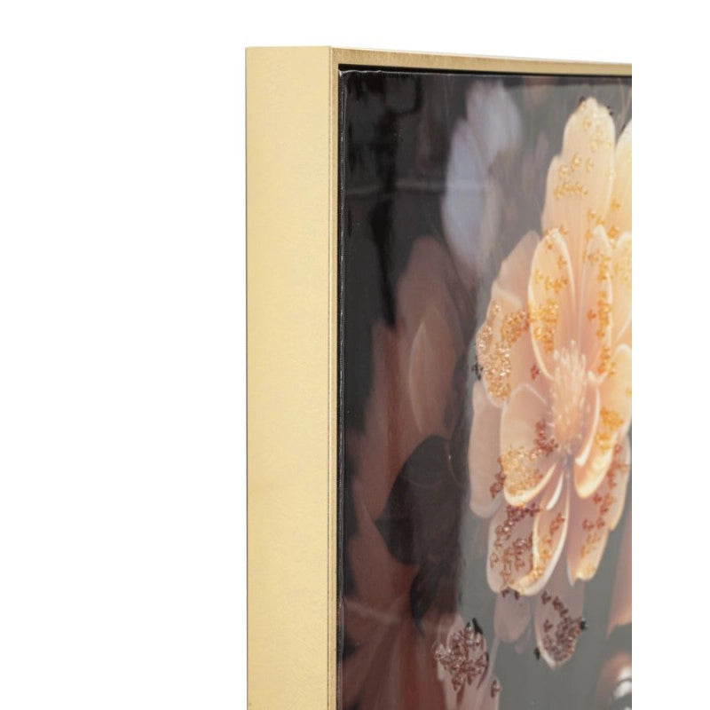 Dipinto Su Tela Con Cornice Zena -a- cm 72x4,5x102