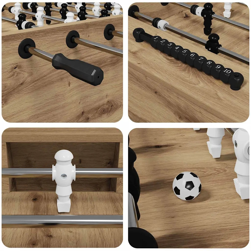 Tavolo da Foosball Rovere Artigianale 146,5 x 74 x 85 cm 3378206