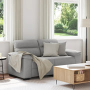 Divano a 2 Posti-Sofa 2 Posti Grigio Nuvola 120 cm in Tessuto 126323