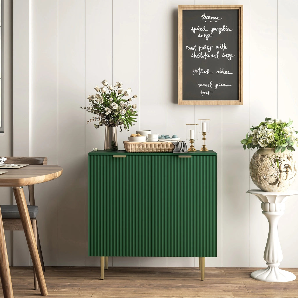 Buffet Cucina ¨C zephmum ¨C Verde Oliva Legno 80x40x80
