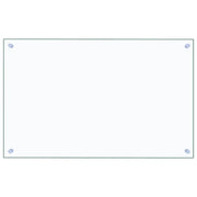 Paraschizzi per Cucina Trasparente 80x50 cm in Vetro Temperato CFW5003470