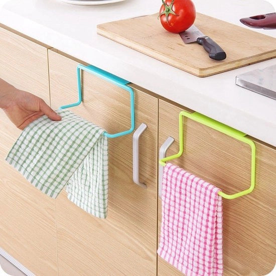 Organizzatore per asciugamani da appendere - 1 pezzo di supporto per asciugamani per cucina e bagno - organizzatore appeso per armadio