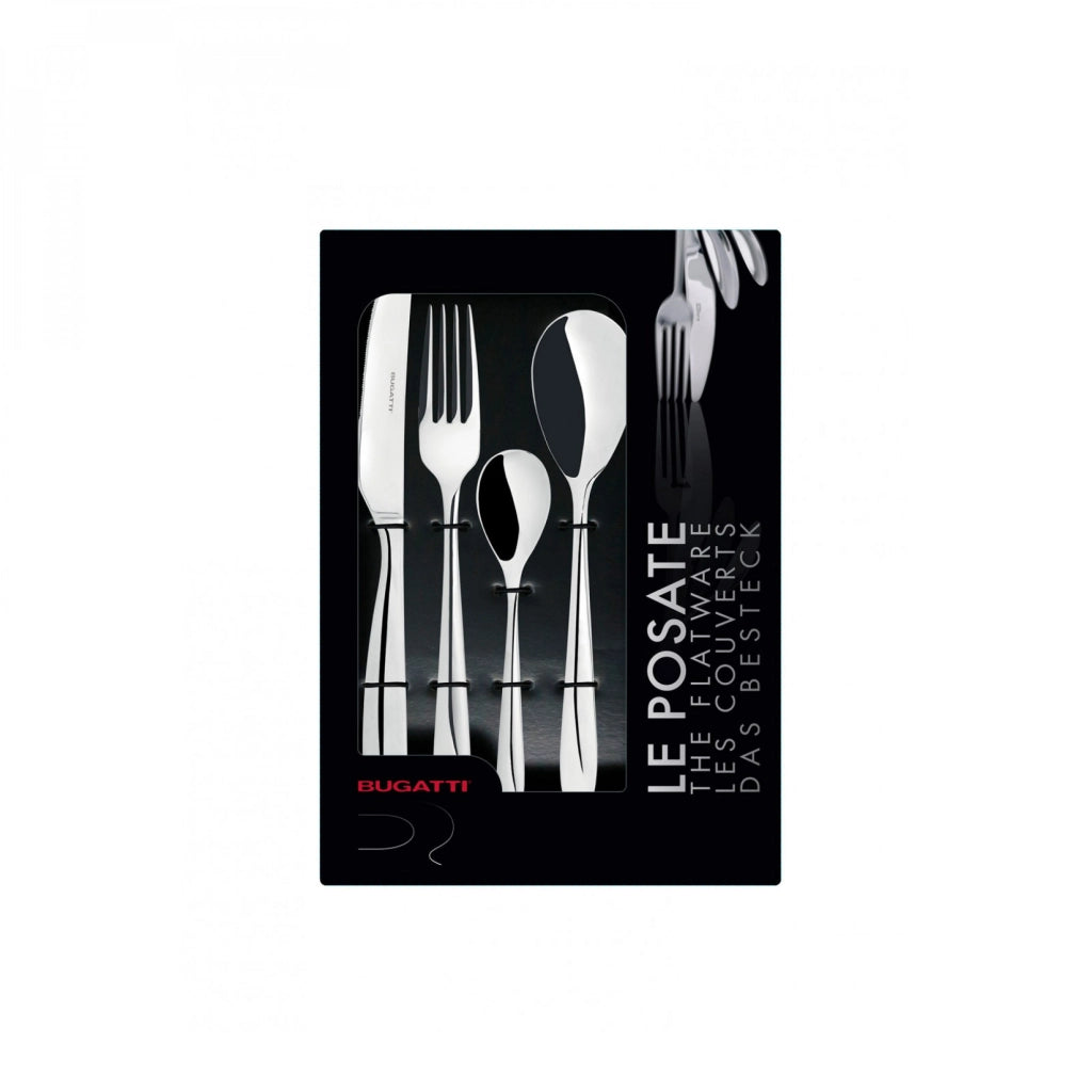 CAPRICCIO, Posate Set 24 Pz, Scatola con Finestra, Casa Bugatti