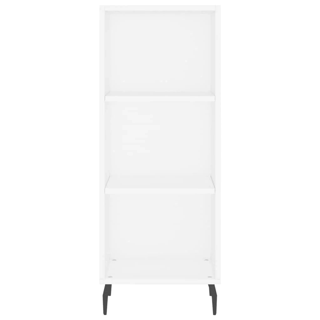 Buffet credenza cassettiera mobiletto mobile contenitore organizer cucina soggiorno salotto alto 34,5 x 34 x 180 cm legno ingegnerizzato bianco 02_0032339