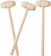 Mini set di martelli in legno per bambini - 3 pezzi - Martelli in legno per bambini - Mini martello - Per attività di pittura