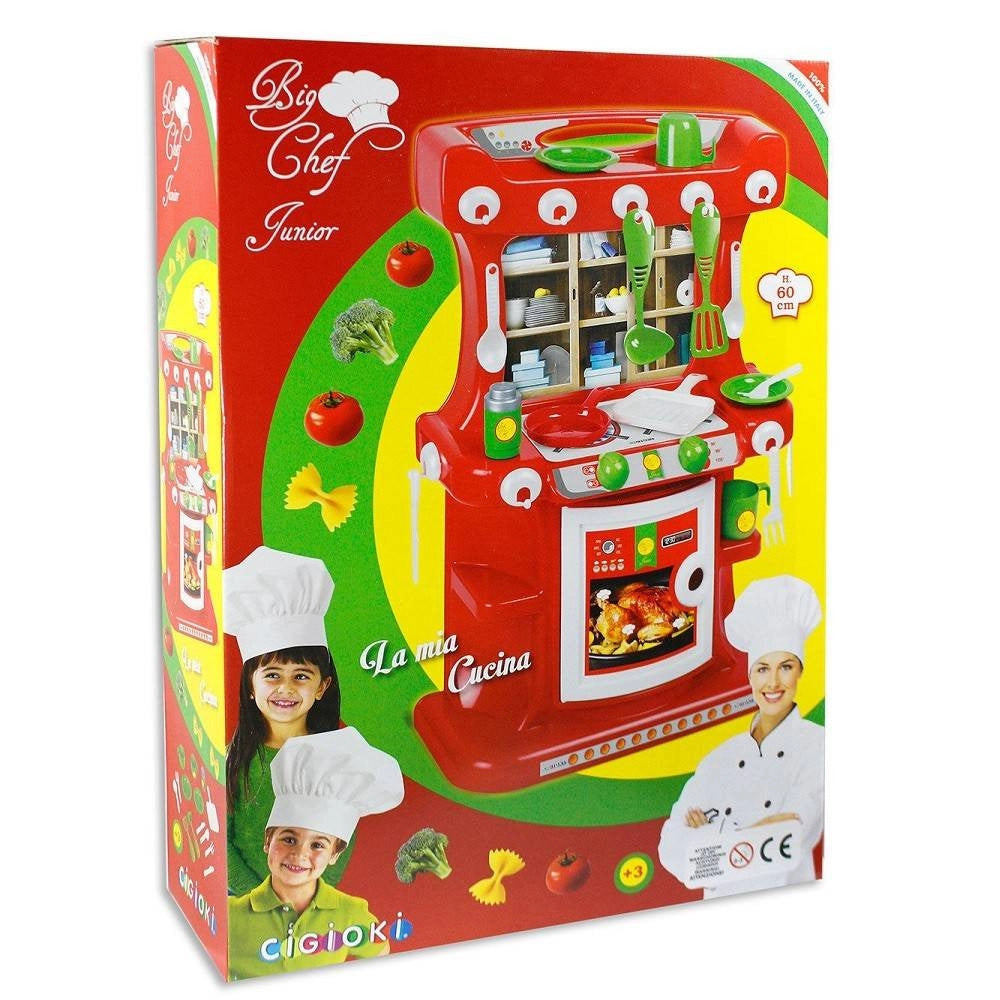 Trade Shop - Cucina Giocattolo Bambine Mestolo Pentole Posate Padella Tazzine 15 Pz Utensili -