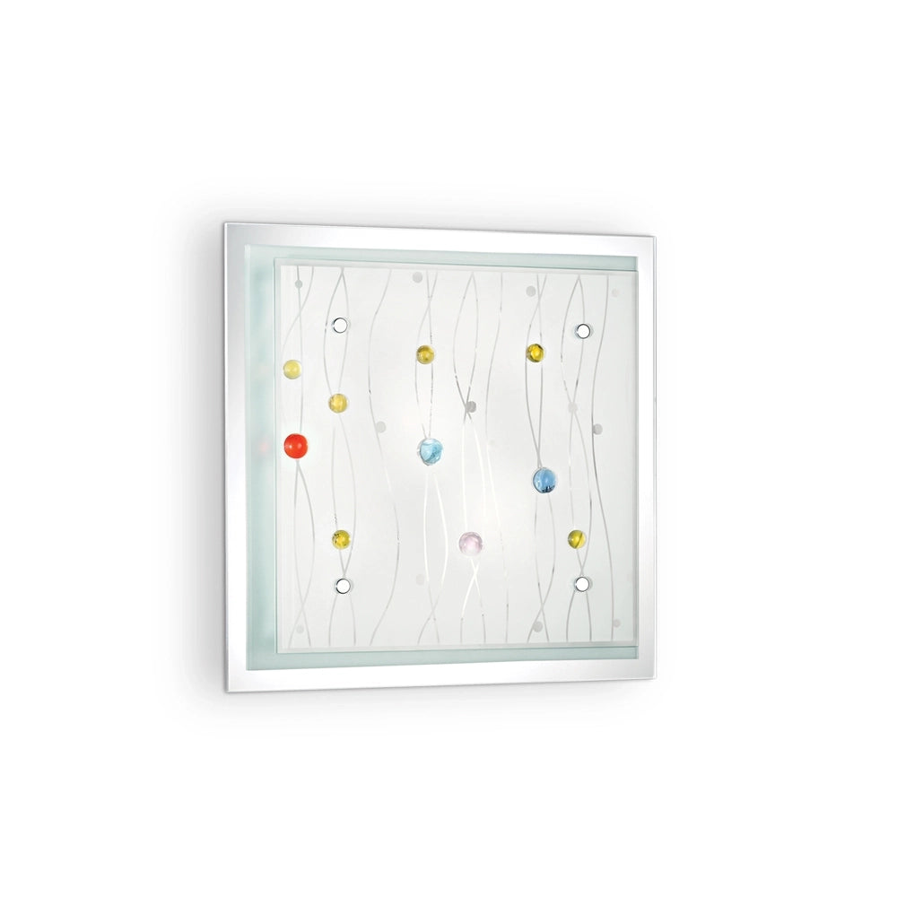Plafoniera Moderna Ocean Metallo Multicolor 2 Luci E27